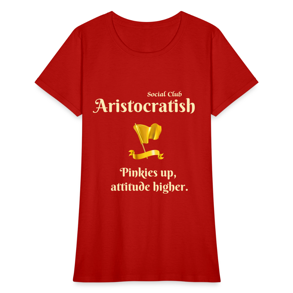 Aristocratish Social Club: Pinkies Up - red